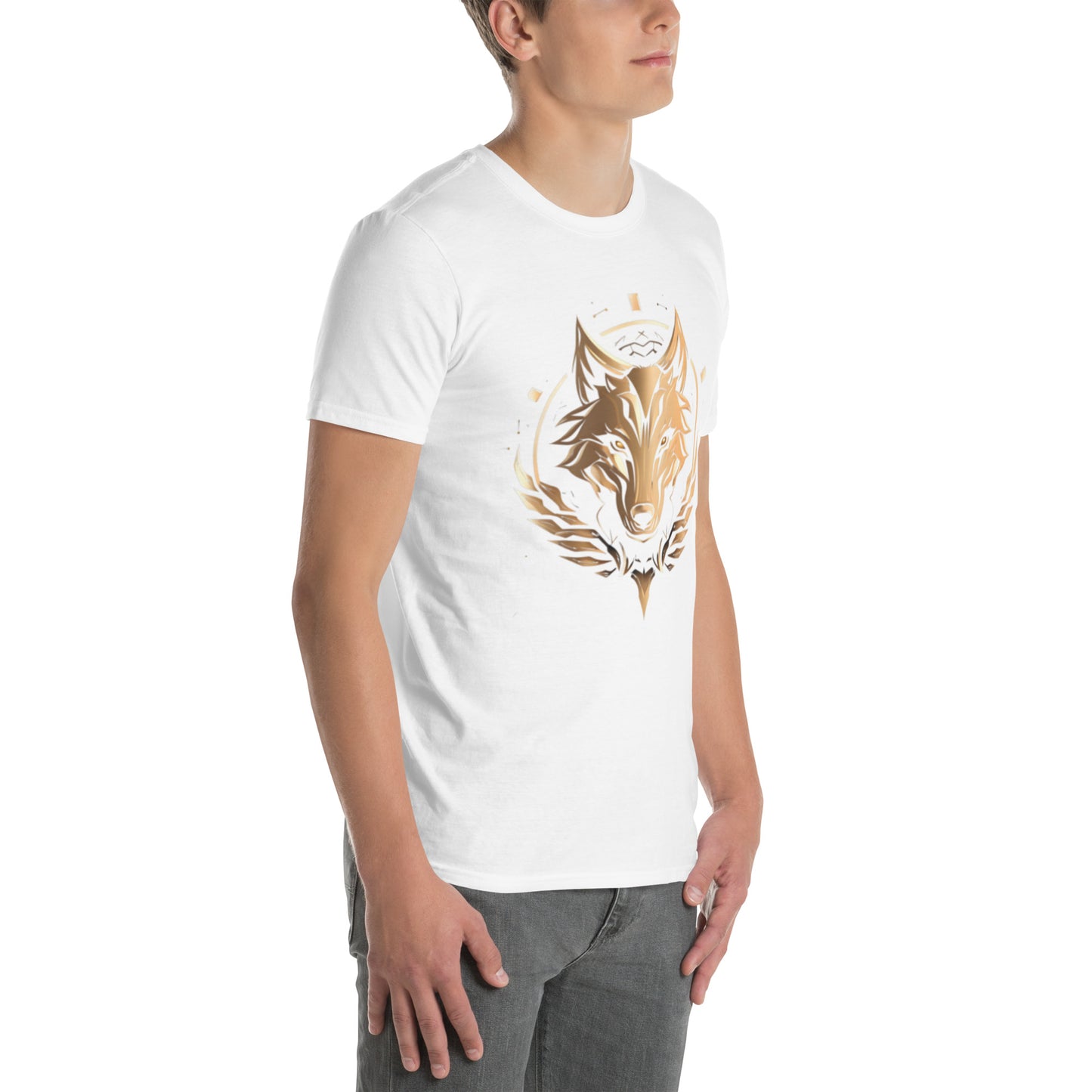 Pierced By A Wolf July Short Sleeve Shirt