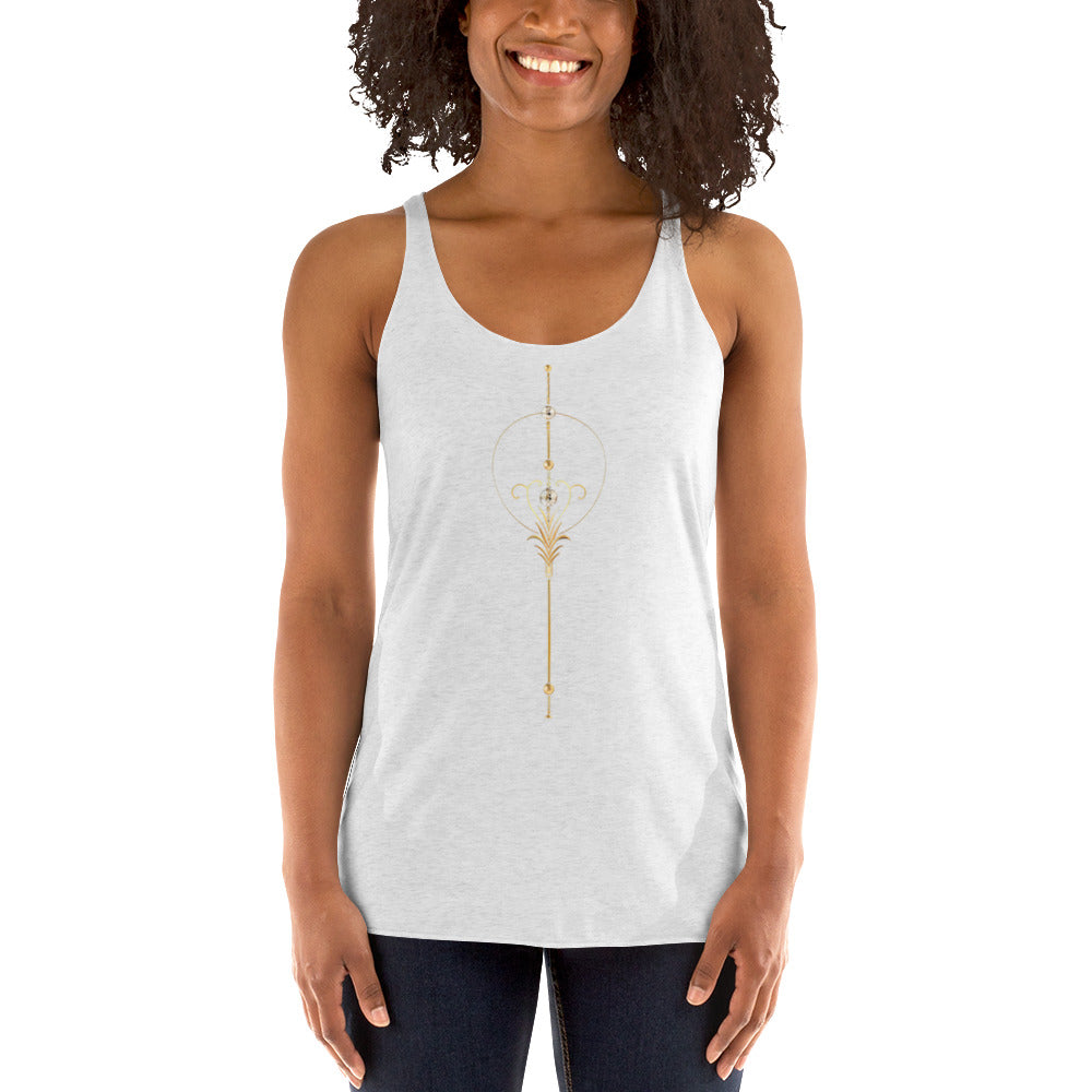 Women's Racerback Tank "Threading the Needle"