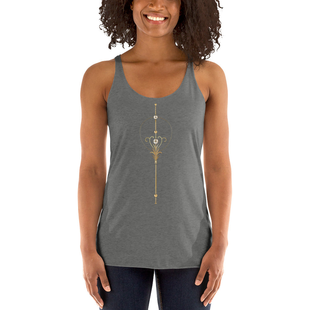 Women's Racerback Tank "Threading the Needle"