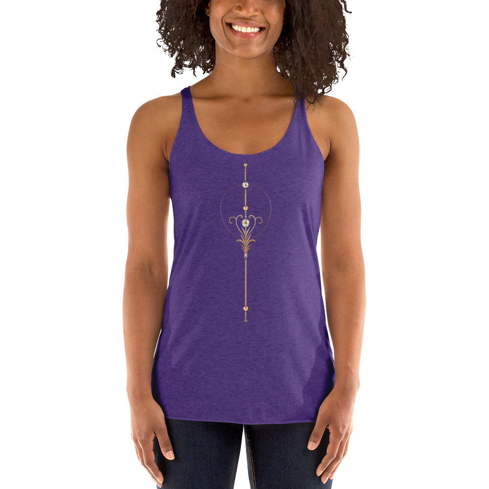 Women's Racerback Tank "Threading the Needle"