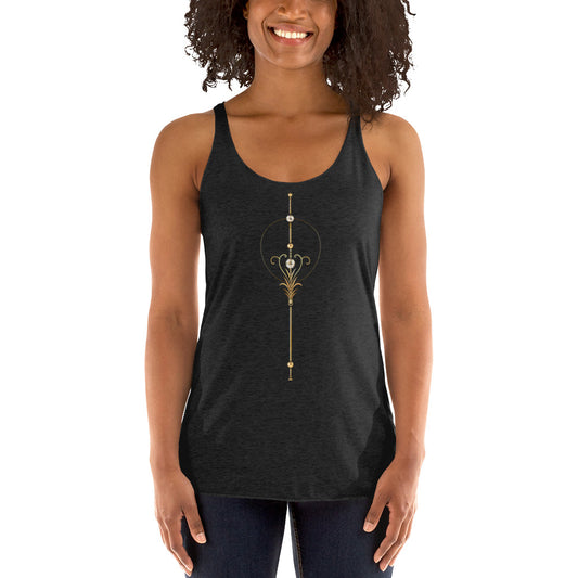 Women's Racerback Tank "Threading the Needle"