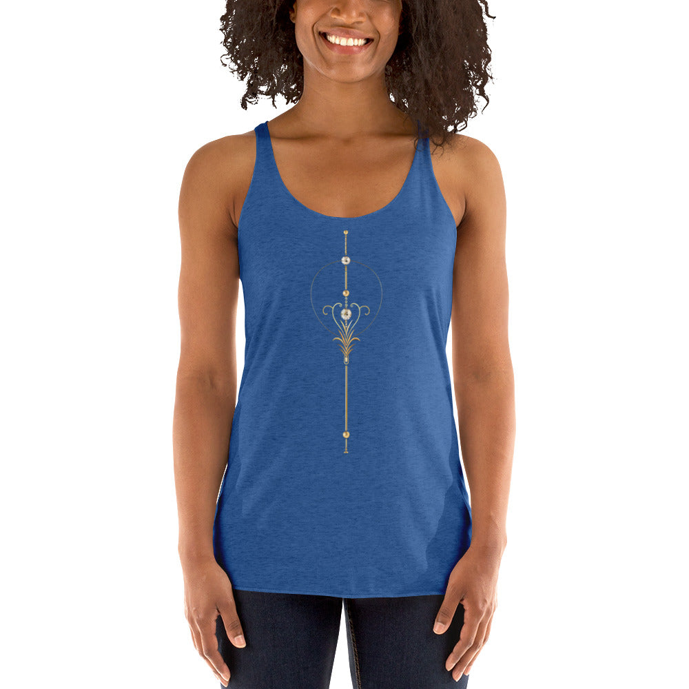 Women's Racerback Tank "Threading the Needle"