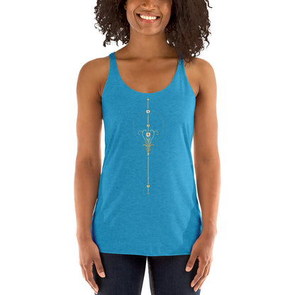 Women's Racerback Tank "Threading the Needle"